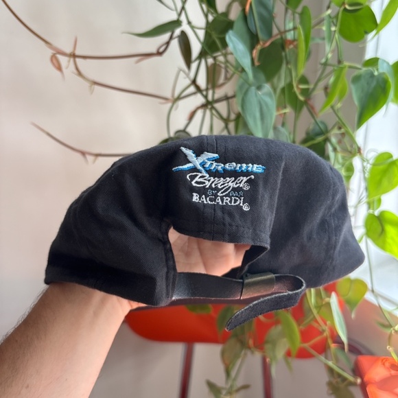 Vintage XTREME Breezer by Bacardi hat cap black strspback cool - Picture 3 of 8